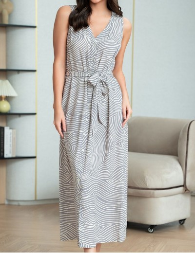 Удлиненное платье-рубашка Mia-Amore ALMA 5874, Цвет: серый, Размеры: 2XL, изображение 4