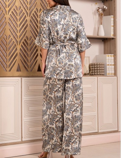 Комплект из смесового шелка Mia-Amore ANITA 4756, Цвет: мультицвет, Размеры: 2XL, изображение 2