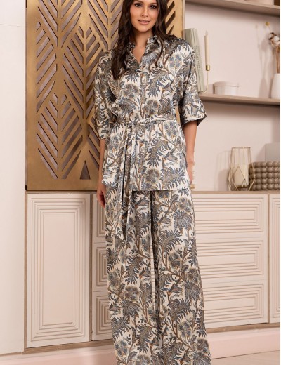 Комплект из смесового шелка Mia-Amore ANITA 4756, Цвет: мультицвет, Размеры: 2XL, изображение 3