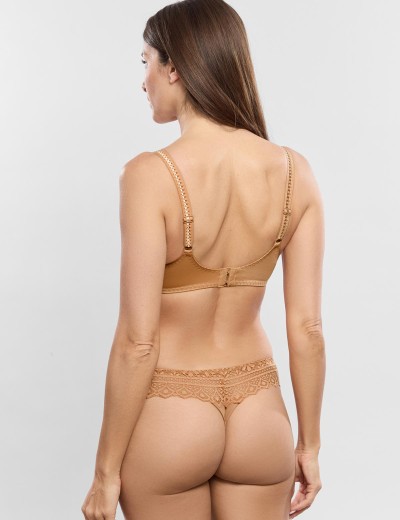 Кружевные стринги Empreinte 01151 CASSIOPEE голд, Цвет: голд, Размеры: M, изображение 3
