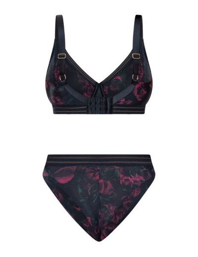 Трусики стринги Kris Line BLOSSOM stringshorts, Цвет: черный+сиреневый, Размеры: M, изображение 8