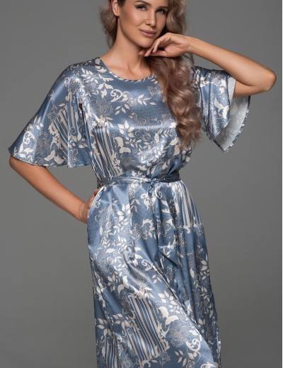Шелковая туника с поясом Mia-Amore JANE 4657, Цвет: мультицвет, Размеры: 2XL/3XL, изображение 3