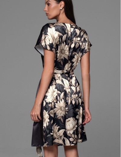 Короткая запашная туника Mia-Amore DENISA 4868, Цвет: мультицвет, Размеры: 2XL/3XL, изображение 2
