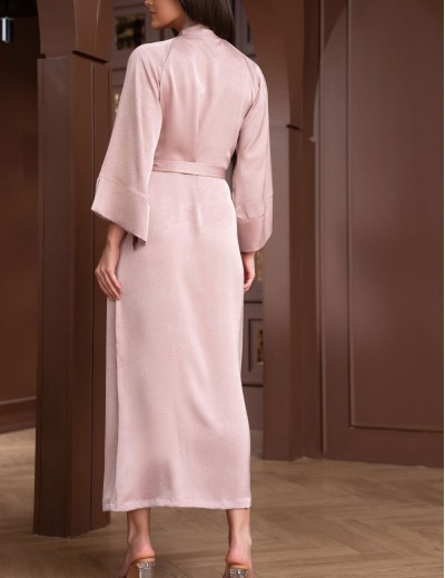 Длинный халат-кимоно Mia-Amore SMOKY ROSE 9019, Цвет: розовый, Размеры: L/XL, изображение 2