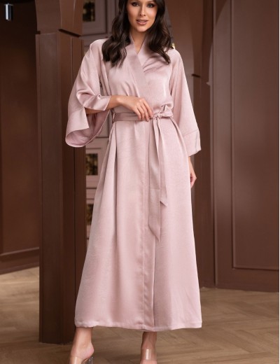 Длинный халат-кимоно Mia-Amore SMOKY ROSE 9019, Цвет: розовый, Размеры: L/XL, изображение 3