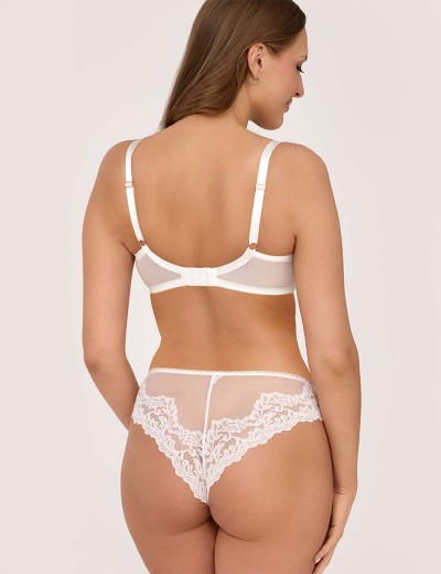 Бюстгальтер с кружевной чашкой Ava ANGELIC 2237 M creamy beige, Цвет: экрю, Размеры: 70E, изображение 8