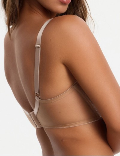Бюстгальтер бюстье Bella Misteria CARAMEL MIRROR soft bralette, Цвет: телесный, Размеры: 65B, изображение 2