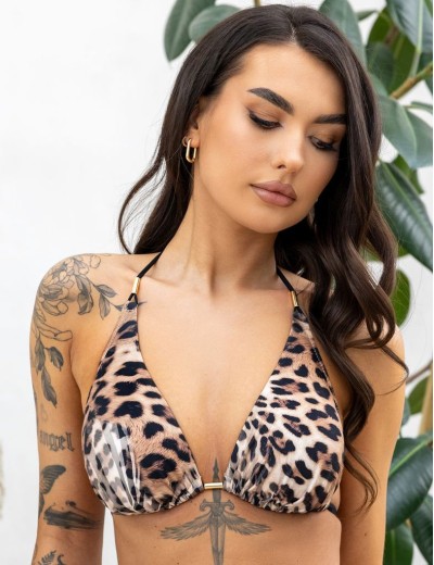 Пляжный бюст шторка Kris Line MAUI brabikini, Цвет: леопард, Размеры: M, изображение 3
