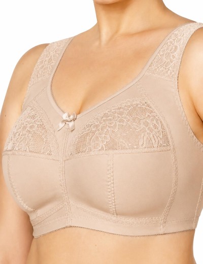 Мягкий бюстгальтер без косточек Honey H44-22-L крем-брюле, Цвет: крем-брюле, Размеры: 80D, изображение 3