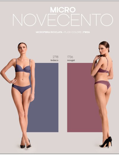 Комплект Infiore MICRONOVECENTO топ+бразилиана 4332 ОЗ27 indaco, Цвет: indaco (индиго), Размеры: 70B, изображение 3