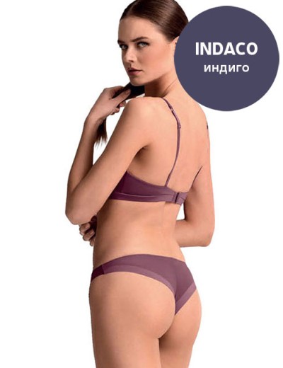 Комплект Infiore MICRONOVECENTO топ+бразилиана 4332 ОЗ27 indaco, Цвет: indaco (индиго), Размеры: 70B, изображение 2
