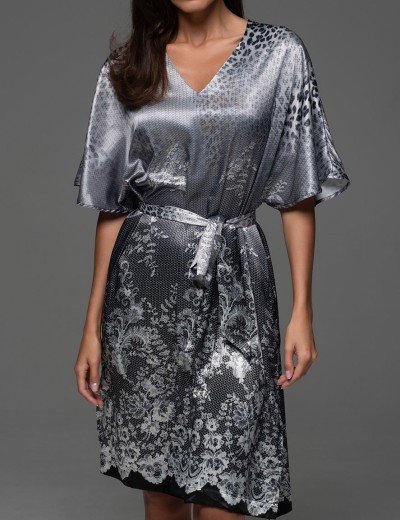 Туника из натурального шелка Mia-Amore KARMELITA 4717, Цвет: мультицвет, Размеры: 4XL/5XL, изображение 2