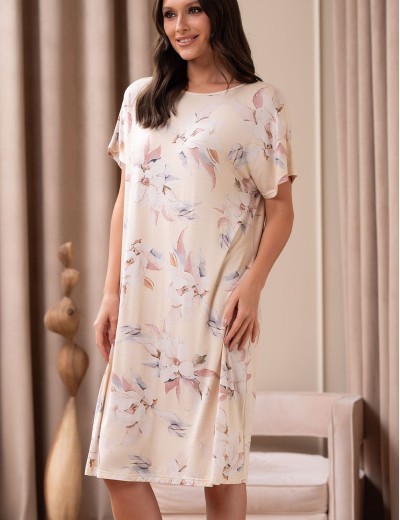 Сорочка средней длины Mia-Amore NYMPHEA 5845, Цвет: пастельный, Размеры: 2XL, изображение 3