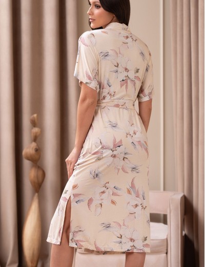 Халат на пуговицах Mia-Amore NYMPHEA 5847, Цвет: пастельный, Размеры: 2XL, изображение 2