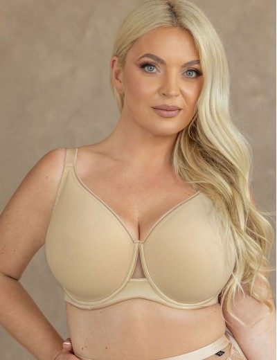 Бюстгальтер минимайзер Kris Line FIORE soft minimiser телесный, Цвет: телесный, Размеры: 65G, изображение 3