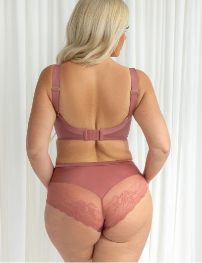 Высокие трусы Kris Line LIZA high waist пудра, Цвет: пудра, Размеры: M, изображение 4