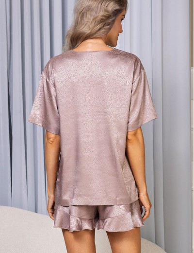 Пижама из блузки и шорт Mia-Amore FLORENCE 2351, Цвет: карамель, Размеры: XL, изображение 4