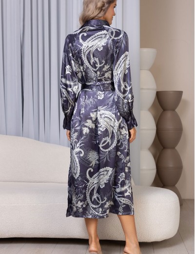 Длинное платье-рубашка Mia-Amore JULIET 4907 черника, Цвет: черника, Размеры: XL, изображение 3