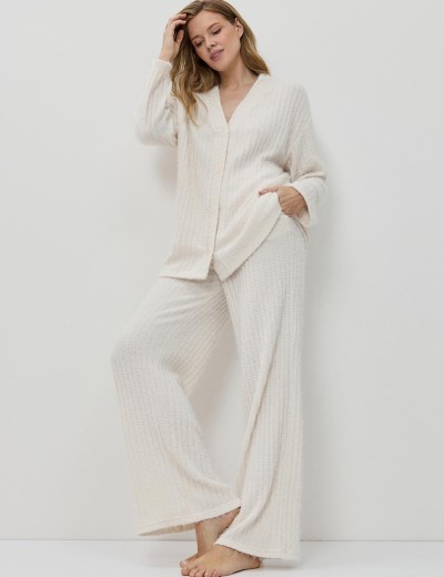 Женский комплект с брюками Aruelle ALIRA SET, Цвет: белый, Размеры: XS, изображение 2