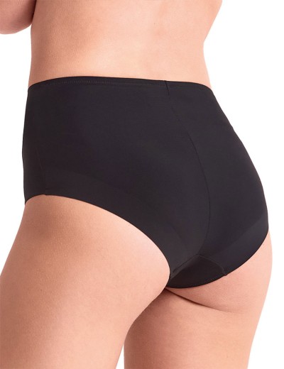 Бесшовные трусы с высокой талией Lormar FREE slip nero, Цвет: nero (черный), Размеры: S, изображение 3