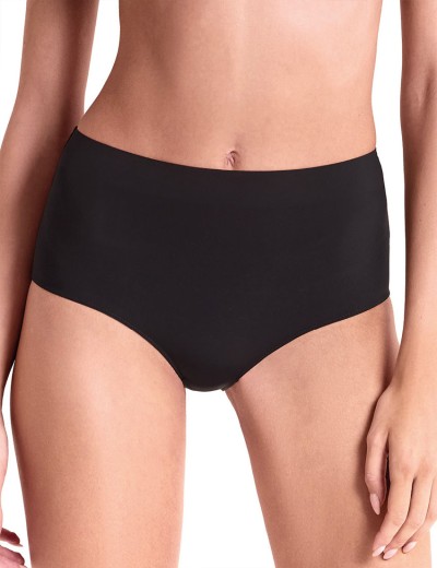 Бесшовные трусы с высокой талией Lormar FREE slip nero, Цвет: nero (черный), Размеры: S, изображение 4