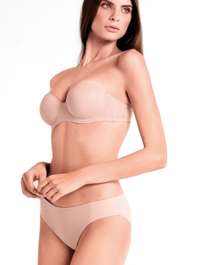 Гладкие трусы слипы Lormar MOUSSE slip laser nudo, Цвет: nudo (телесный), Размеры: M, изображение 3