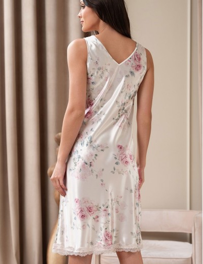 Сорочка средней длины Mia-Amore FELICIA 9038, Цвет: молочный, Размеры: 2XL, изображение 2