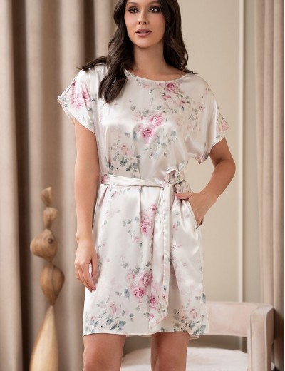 Туника шелковая Mia-Amore FELICIA 9043, Цвет: молочный, Размеры: 2XL/3XL, изображение 4