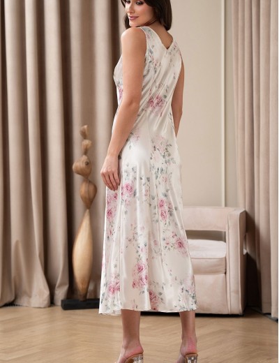 Длинная сорочка с рельефами Mia-Amore FELICIA 9044, Цвет: молочный, Размеры: 2XL, изображение 3