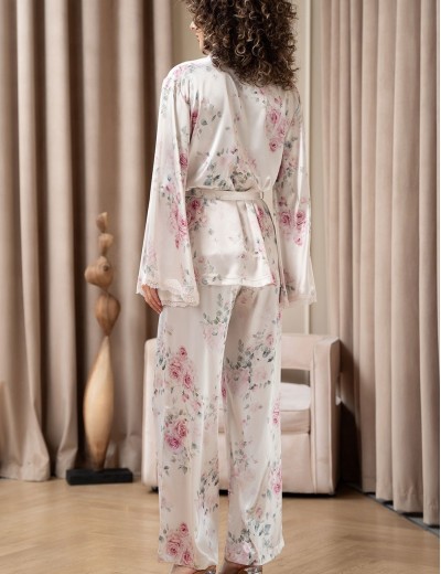 Домашний комплект-тройка Mia-Amore FELICIA 9045, Цвет: молочный, Размеры: 2XL, изображение 4