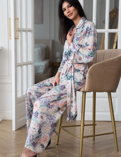 Пижама рубашка с брюками Mia-Amore MARIEL 4966, Цвет: мультицвет, Размеры: 3XL, изображение 4