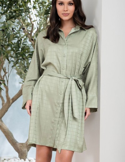 Платье-рубашка Mia-Amore TOSCANA 3937, Цвет: оливковый, Размеры: XL, изображение 4