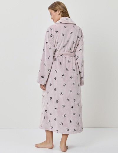 Халат длинный Aruelle ROSA, Цвет: светло-розовый, Размеры: M, изображение 3