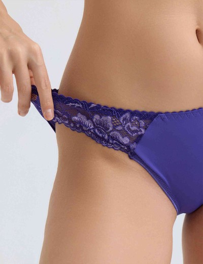Трусы слипы низкие Lina A 4950 южная ночь, Цвет: южная ночь, Размеры: 2XL, изображение 4