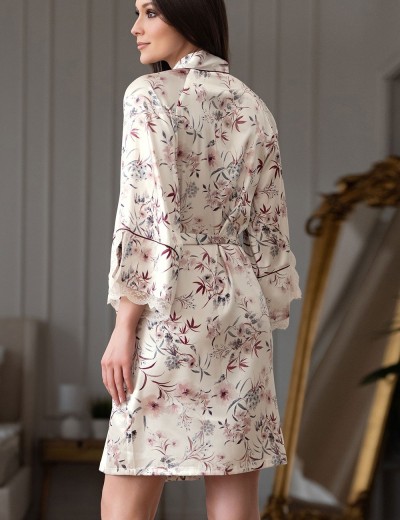 Короткий халат-кимоно Mia-Amore LORALINE 4983, Цвет: мультицвет, Размеры: 2XL/3XL, изображение 3