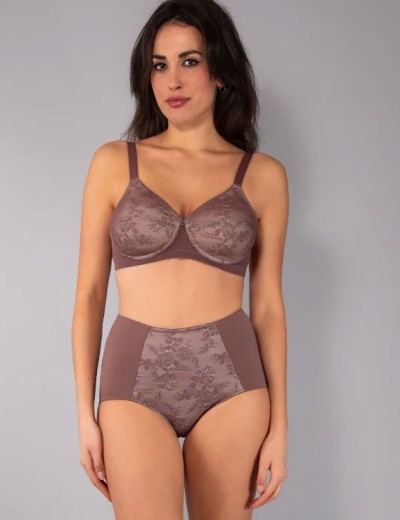 Трусы слипы высокие Verde Veronica DR39 malva, Цвет: malva (мальва), Размеры: 2XL, изображение 4