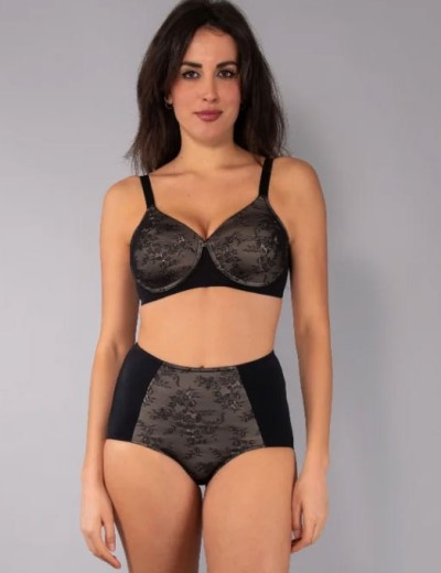 Трусы слипы высокие Verde Veronica DR39 nero, Цвет: nero (черный), Размеры: XL, изображение 5