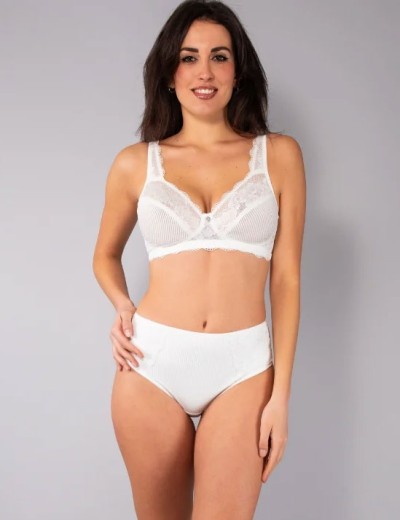 Завышенные трусы бразилиана Verde Veronica AR37 milk, Цвет: milk (молоко), Размеры: M, изображение 5