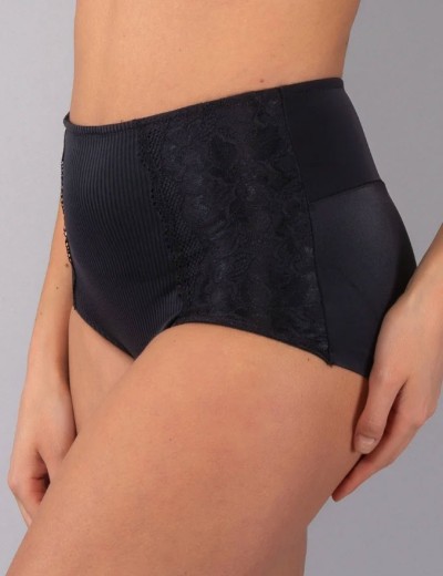 Высокие трусы слипы Verde Veronica AR39 nero, Цвет: nero (черный), Размеры: M, изображение 3