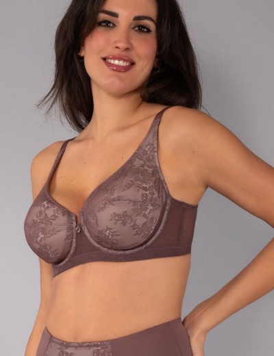 Мягкий бюстгальтер на косточках Verde Veronica DR12 malva, Цвет: malva (мальва), Размеры: 90C, изображение 3