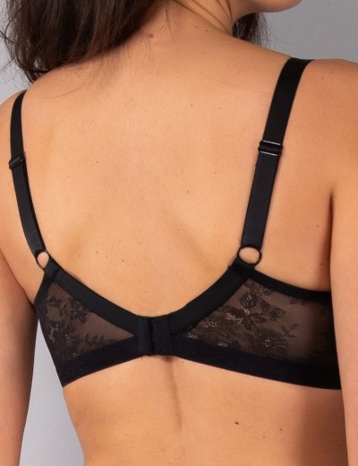 Мягкий бюстгальтер на косточках Verde Veronica DR12 nero, Цвет: nero (черный), Размеры: 90C, изображение 2