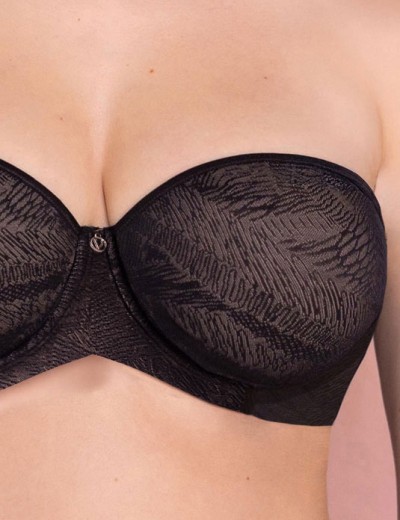 Бюстгальтер балконет Verde Veronica OD24 nero, Цвет: nero (черный), Размеры: 75C, изображение 3