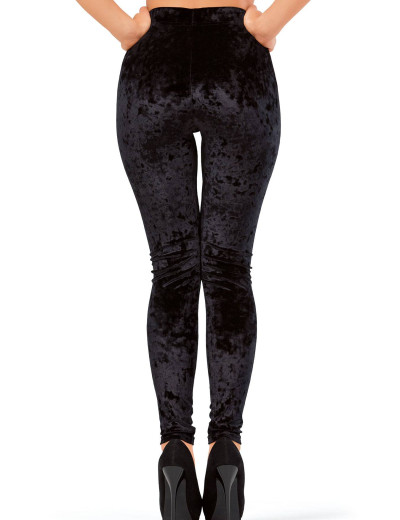 Треггинсы бархатные Opium ADELE, Цвет: черный, Размеры: S, изображение 2