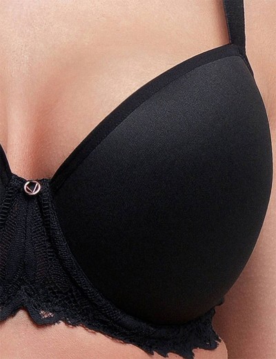 Бюстгальтер с поролоном Ava 2255 U Smooth Kopa black, Цвет: черный, Размеры: 75G, изображение 5