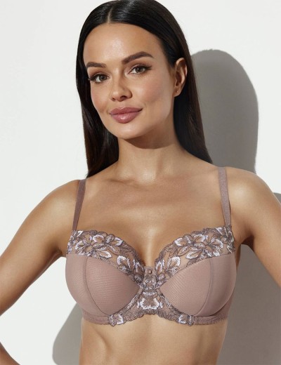 Бюстгальтер полупоролон Ava BLUSHING 2273 PU mocha mousse, Цвет: мокка, Размеры: 100D, изображение 4