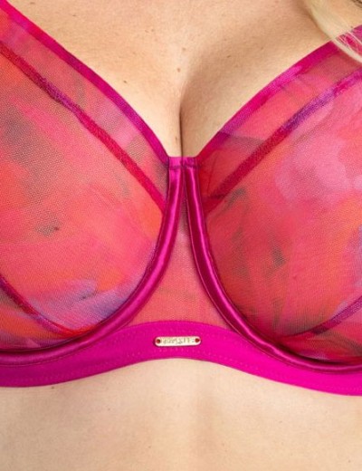 Бюстгальтер мягкий Kris Line ROSABELLA soft bralette, Цвет: розовый цикламен, Размеры: 70G, изображение 3