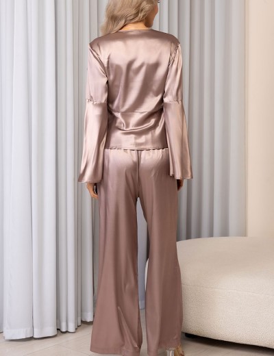 Пижама со штанами женская Mia-Amore GIGI 2346 карамель, Цвет: карамель, Размеры: 2XL, изображение 2