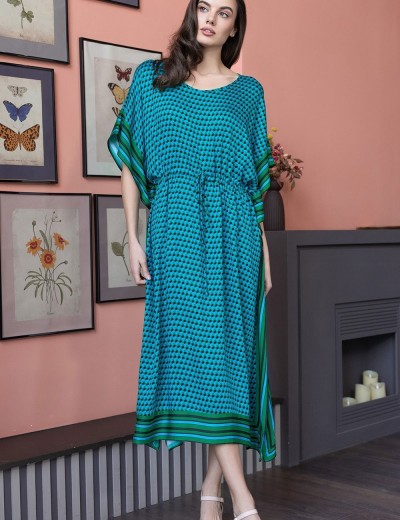 Длинная свободная туника Mia-Amore KAILI 5038, Цвет: малахит, Размеры: 2XL/3XL, изображение 3