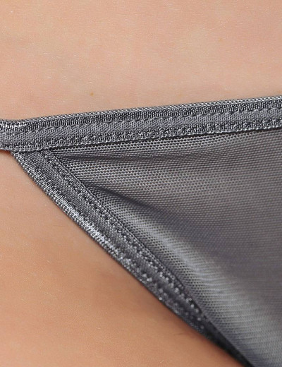 Трусы стринги OPIUM ISTINTO 406 темно-серый, Цвет: темно-серый, Размеры: S/M/L, изображение 4