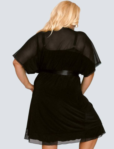 Пеньюар Akcent 502 черный, Цвет: черный, Размеры: L, изображение 2